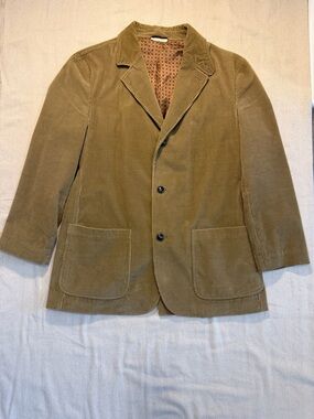 ermenegildo zegna blazer Sz 52L  Corduroy  Mint Made In Italy